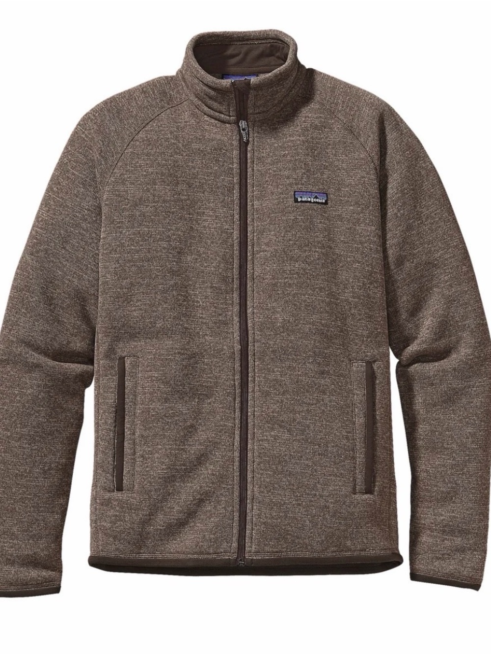 Patagonia Brown Full‑Zip Performance Fleece Jacket